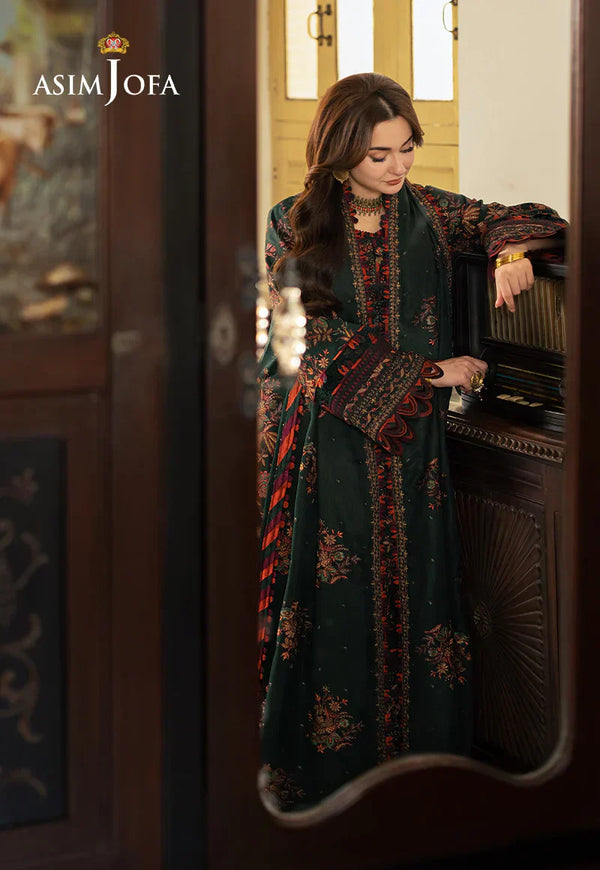 3PC DHANAK EMBROIDERED UNSTICHED SUIT 259