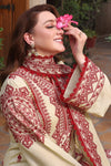 3PC DHANAK EMBROIDERED SHIRT WITH DHANAK EMBROIDERED SHAWL & TROUSER 672