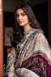 Dhanak-3PC Embroidered Shirt with Digital Printed Wool Shawl 669