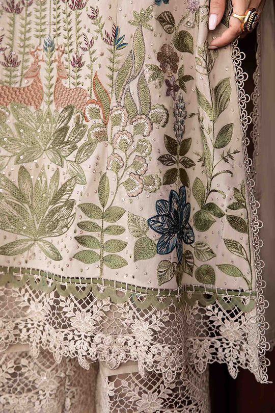 Lawn Embroidered Shirt with Digital printert monark duppata V669 L