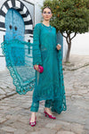 3Pc Embroidered Lawn Shirt with Embroidered Bamber Chiffon Dupatta MB2595