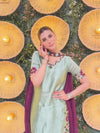 Luxury Silk 3 Piece Unstitched suit v735