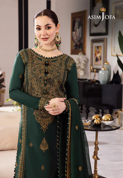 Lawn 3PC Embroidered With Chiffon Embroidered Dupatta-L 244