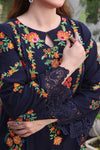 3PC Lawn EMBROIDERED SHIRT WITH COURTRAI PRINTED Dupatta & TROUSERL 676