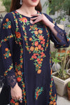 3PC Lawn EMBROIDERED SHIRT WITH COURTRAI PRINTED Dupatta & TROUSERL 676