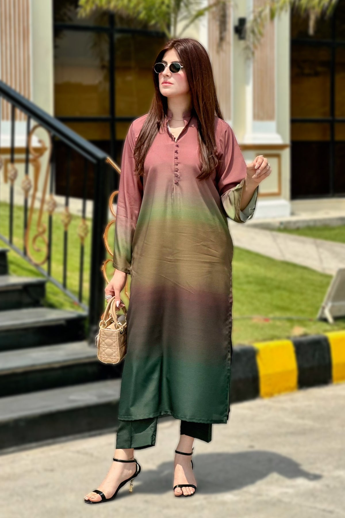 LULUSAR Silk Unstitch 2PC Digital Printed-267