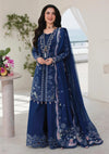 QALAMKAR PREMIUM EMBROIDERED LUXURY LAWN | UNSTITCHED 3-PIECE SUIT V 713