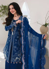 QALAMKAR PREMIUM EMBROIDERED LUXURY LAWN | UNSTITCHED 3-PIECE SUIT V 713