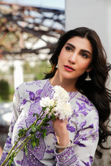 ANEELAS UNSTICH PRINTED LAWN EMBROIDERY DRESS 3 PIECE  518