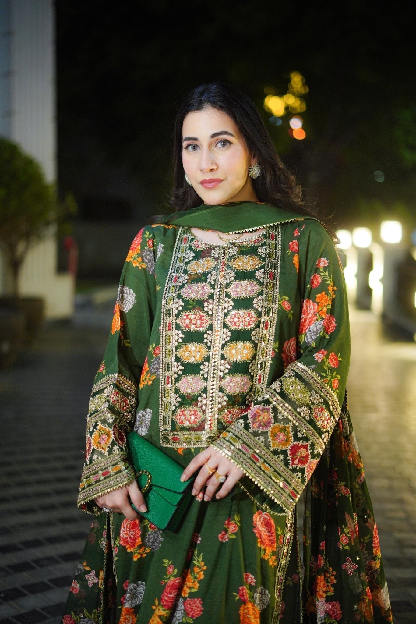 Aneelas Luxury Silk-3PC Unstitched 262