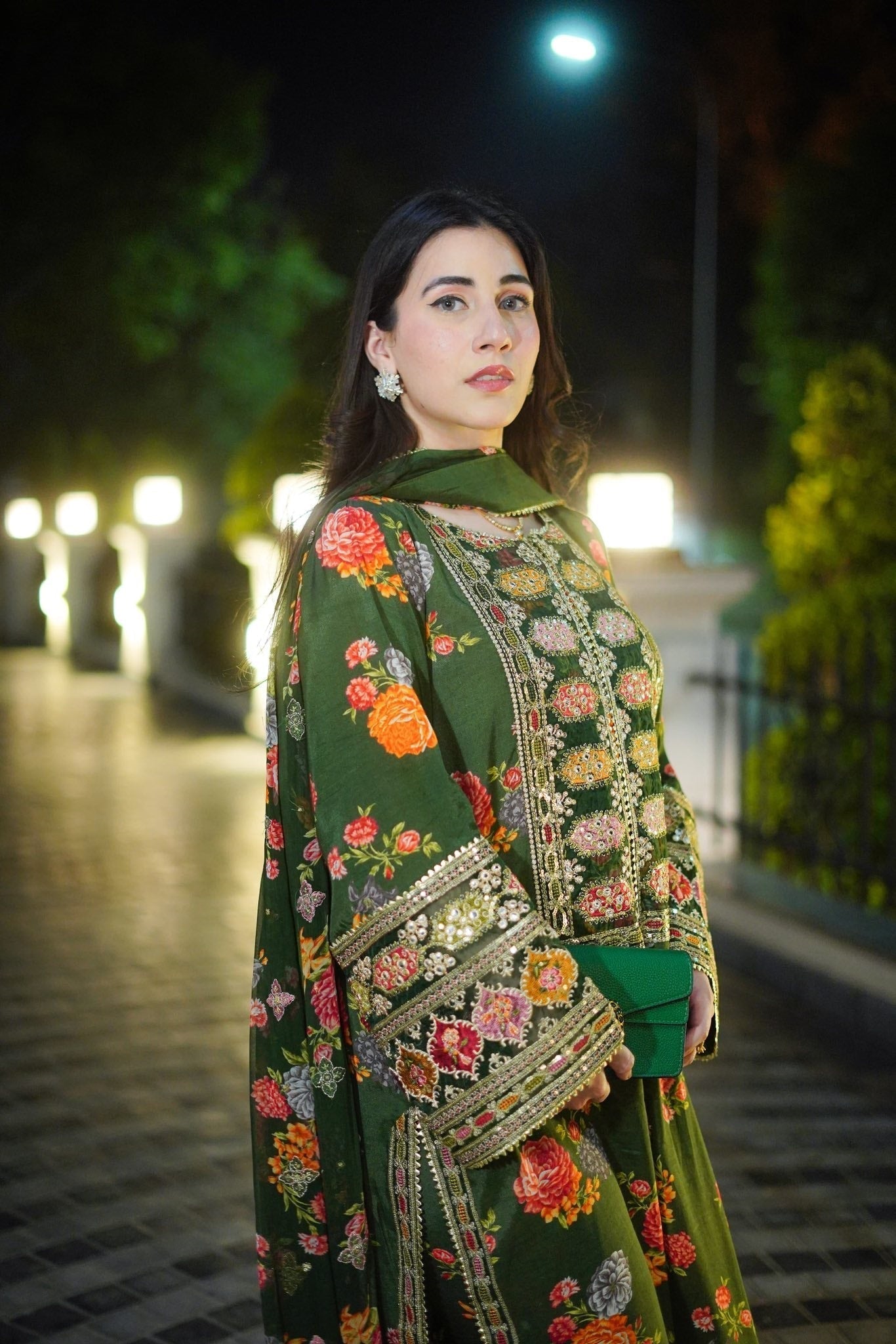 Aneelas Luxury Silk-3PC Unstitched 262