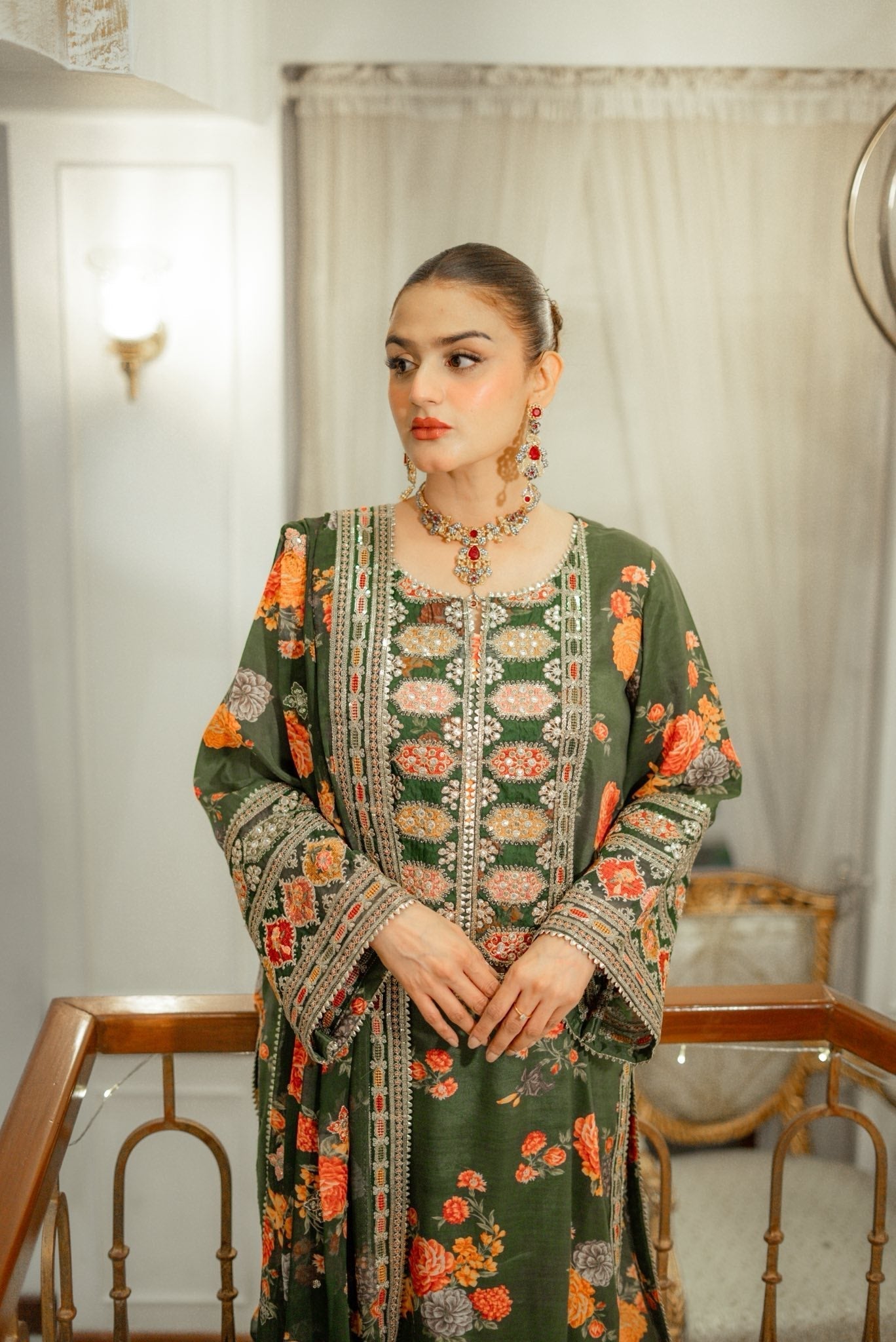 Aneelas Luxury Silk-3PC Unstitched 262