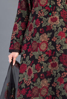 3 Piece Embroidered Lawn Suit with Embroidered bamber Chiffon Dupatta BR345