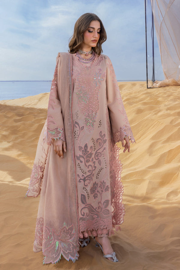 Rang Rasiya Premium Embroidered Lawn Unstitched 3Pc Suit 724