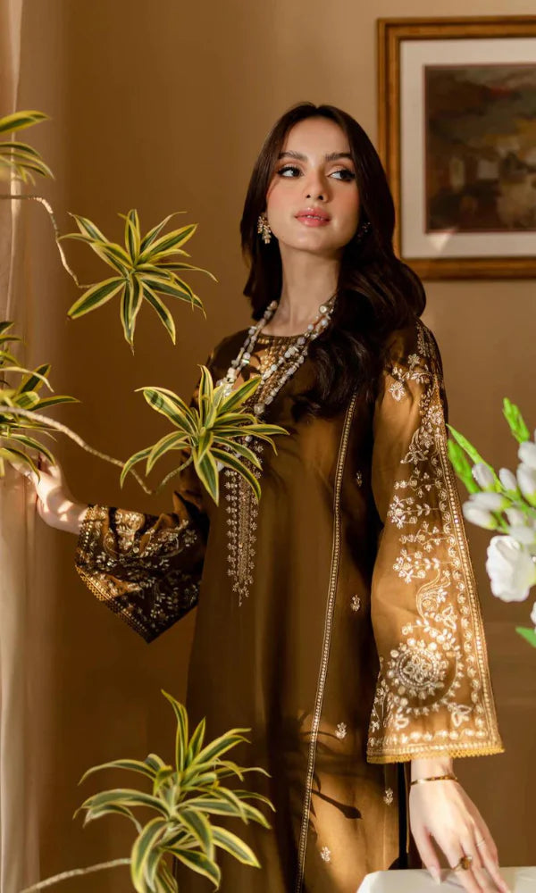 Batik Dhanak Unstich 2PC Embroidered-105