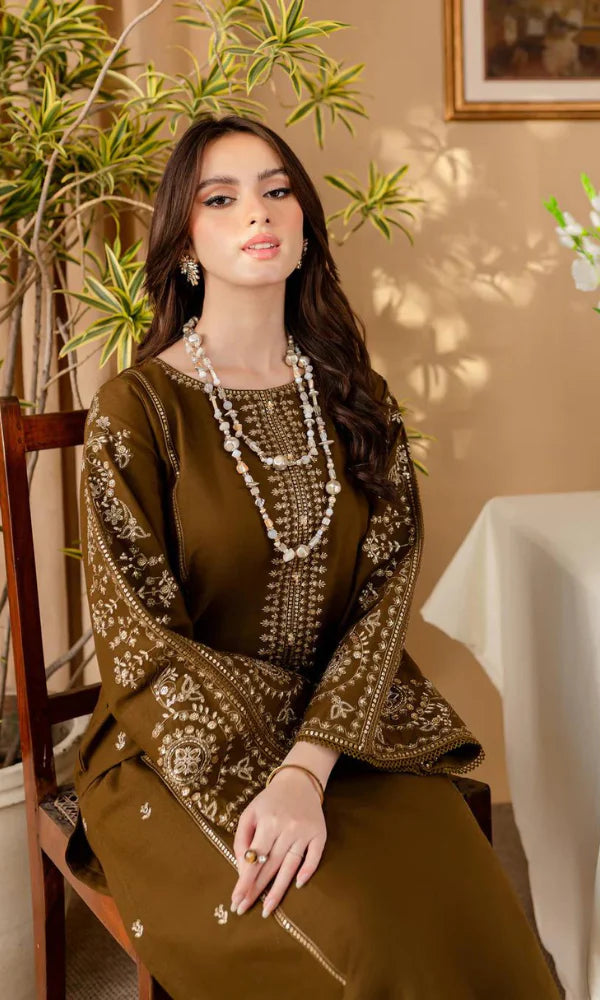Batik Dhanak Unstich 2PC Embroidered-105