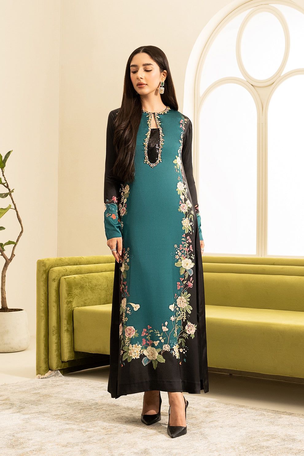 LULUSAR Silk 3PC Unstitch Digital Printed 231