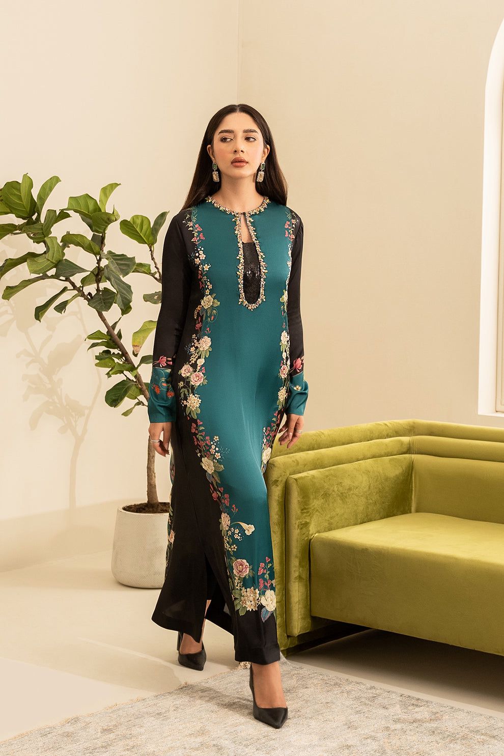 LULUSAR Silk 3PC Unstitch Digital Printed 231