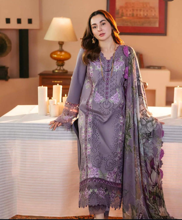 DHANAK Embroidered UNSTITCED Collection 2025W