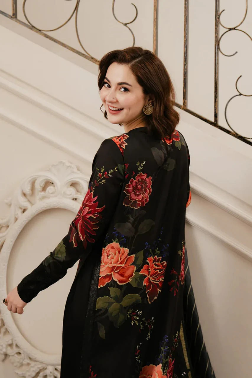 LULUSAR Silk Unstitch 3PC Digital Printed-106