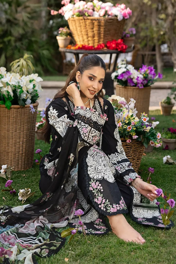 Premium - Luxury Lawn Edition' 26 -Chfoon Printed Dupata - L 702