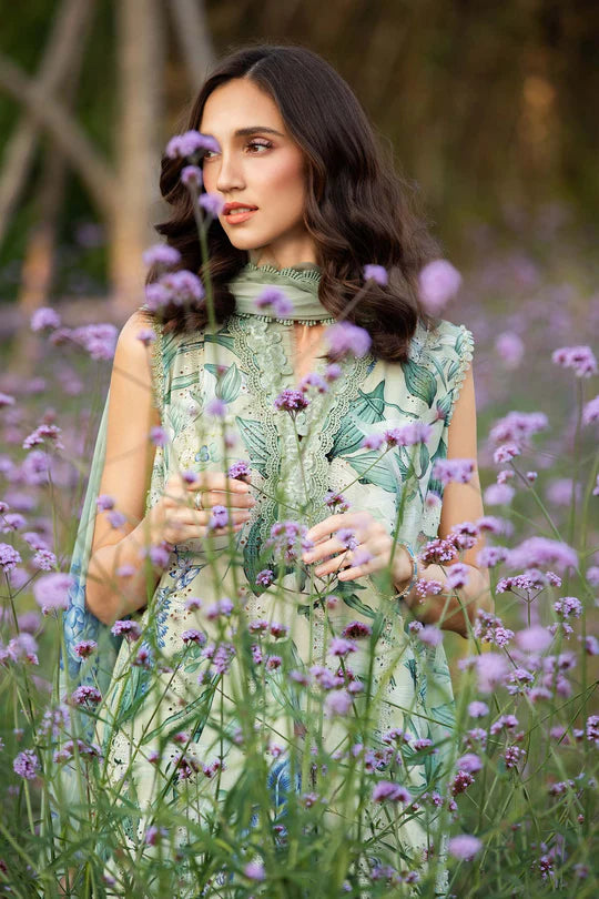 3 Piece Unstitched Printed Lawn Suit 10006