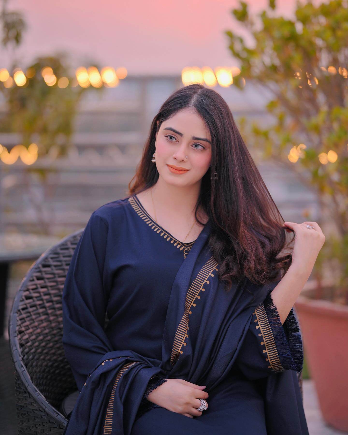 3 Piece Dhanak Shirt with Printed wool shawl BR-1145