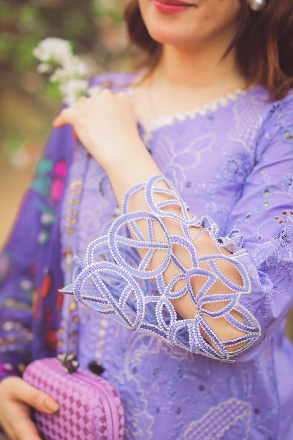 3 Piece Embroidered Lawn Shirt with Digital Printed Poly lawn Dupatta MS 04