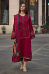 Lawn-3PC Embroidered Shirt with Digital Printed Jacquard Dupatta- 712